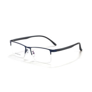 Gafas de Hombre Danyang 153, Montura Rectangular Media, Aleación Metálica Ultraligera, Lentes de Plástico, Estilo Ejecutivo - Product Image 1