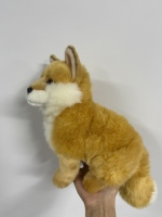 Jouets en peluche d'animaux réalistes personnalisés, peluches réalistes de panda rouge, chien, chat, poupée en peluche douce, fabricant OEM