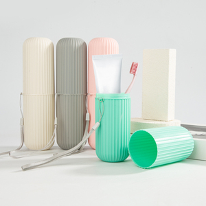 Creme dental Escova Organizador Caixa De Armazenamento Do Recipiente Portátil Camping Escova De Dentes Do Banheiro Wash Cup Suporte Escova De Viagem - Product Image 2