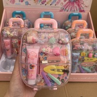 Valise à roulettes DIY Princesse Lili pour pinces à cheveux, kit de fabrication de bijoux fait main pour filles, jouet de jeu d'imitation pour enfants, cadeau d'anniversaire