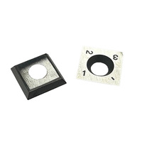 Pièces de machines à bois coupe-carbure couteaux réversibles inserts en carbure lame 14x14x2 deg 30 pour coupe-tour