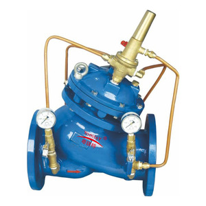 YomteY Piston Type Control Valve Carbon Steel Water Flow Adjustment Two Way Flanged - Product Image 2