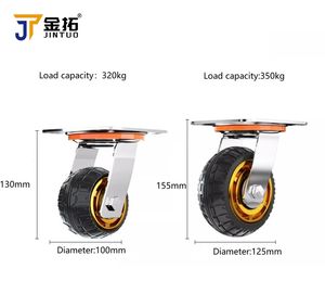 Médio Dever <span class=keywords><strong>PU</strong></span> Roda <span class=keywords><strong>Caster</strong></span> com Hastão Rosqueado e Freio para Hospital Hotel & Living Room Aplicações ao ar livre Rodas Castor - Product Image 3