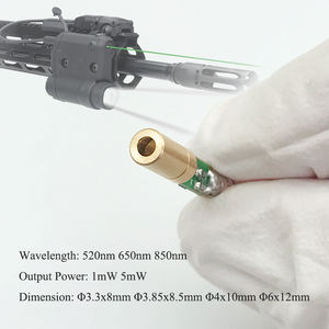 520nm 650nm 850nm 1mW 5mW Module de <span class=keywords><strong>diode</strong></span> laser à point infrarouge vert rouge compact pour la visée tactique Laser Sight et la vision nocturne IR - Product Image 2
