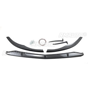 Para Mercedes-Benz Clase C W205 C205 S205 C63 C63s Solo AMG 2015-2022, 5 Piezas, Difusor de Parachoques Delantero, Spoiler, Splitter - Product Image 2