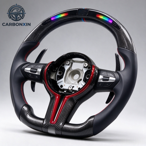 Volante OEM para M5 M2 Deportivo de Fibra de Carbono y Cuero con Colores Personalizables, Función de Calefacción, Plug & Play - Product Image 4