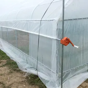 10 * 30mシングルスパン亜鉛メッキフレーム温室トンネルポリハウス農業温室屋外用