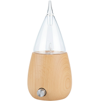 Diffuseur d'arômes à nébulisation en bois véritable OEM ODM personnalisé pour la vente en gros, machine à nébulisation d'huiles essentielles