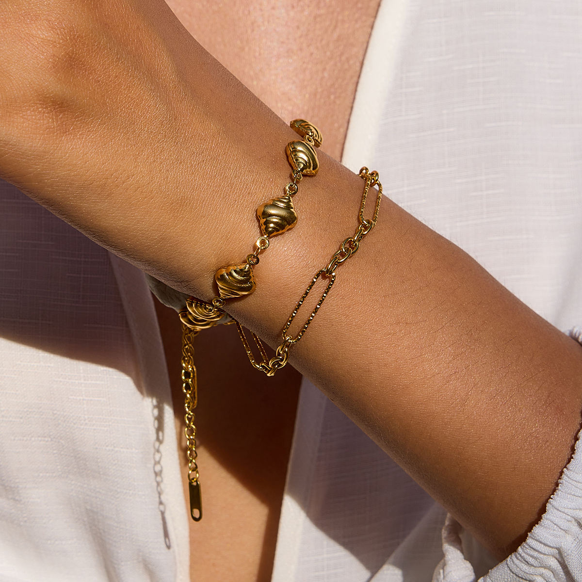 Set Di Gioielli Y 18K In Oro 18K Di Lusso: Collana, Braccialetto - Foto 3