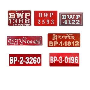 Plaque <span class=keywords><strong>d</strong></span>'<span class=keywords><strong>immatriculation</strong></span> en aluminium, conception personnalisée, de haute qualité, bouton-pression, Souvenir, nouveau modèle - Product Image 5