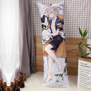 Housse de coussin de luxe à imprimé dessin animé Anime <span class=keywords><strong>Genshin</strong></span> <span class=keywords><strong>Impact</strong></span>, douce, pour la maison et l'hôtel, décoration, protection de coussin - Product Image 6