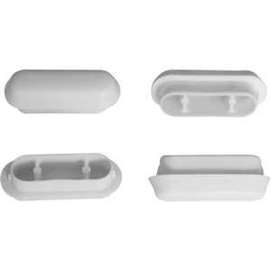 Kit de 4 amortiguadores de asiento a presión de 42 x 15 mm en blíster para asientos de inodoro - Product Image 3