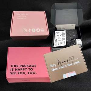 2024 Factory Direct Custom Logo Printed Carton <b>Box</b> Corrugated Cardboard Material Paper <b>Box</b> - Product Image 3