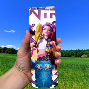 Gobelet isotherme fin en acier inoxydable <span class=keywords><strong>de</strong></span> 20 oz avec paille, durable et écologique, Kpop Demon Hunter Girl, livraison gratuite depuis l'entrepôt américain - Product Image 3