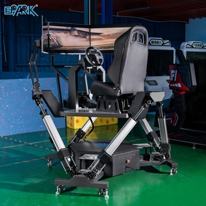 Simulateur dynamique rotatif à 360 degrés, 4 degrés de liberté, 3 écrans, jeu de course automobile VR, aluminium métallique - Product Image 2