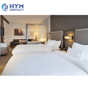 SpringHill Suite by Marriott, <span class=keywords><strong>Muebles</strong></span> <span class=keywords><strong>de</strong></span> Hotel Modernos, Juegos <span class=keywords><strong>de</strong></span> Dormitorio <span class=keywords><strong>de</strong></span> 5 Estrellas, <span class=keywords><strong>Muebles</strong></span> <span class=keywords><strong>de</strong></span> Hotel <span class=keywords><strong>de</strong></span> Madera, Cama Doble King Size para Hotel Villa - Product Image 4