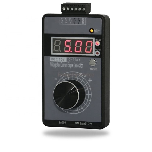 New Handheld Positive and Negative Voltage 0-10v5v Current 0-4-20ma Signal Generator Analog Source Calibrator