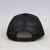Gorra Trucker de Seis Paneles con Parche de Cuero, Ajustable, Transpirable, de Color Liso, Informal, para Ciclismo, Personalizable, para las Cuatro Estaciones