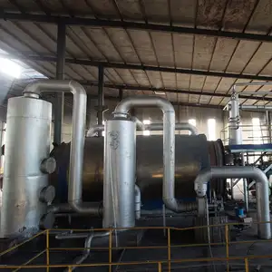 Processing Machine Rubber Tyre Pyrolysis Tire Recycling To Diesel