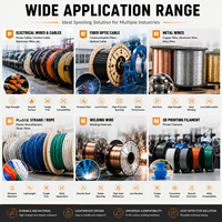 Bobina de Plástico para Cable, Tambor de Embalaje para Fabricantes, Bobinas OEM, Filamento, Cable de Fibra Óptica