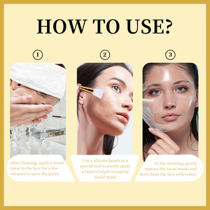 Mascarilla <span class=keywords><strong>Facial</strong></span> Exfoliante de Cúrcuma y Ácido Kójico, Reafirmante, Antienvejecimiento, Blanqueadora, Nutritiva, Suavizante y Reafirmante <span class=keywords><strong>para</strong></span> Todo Tipo de Piel - Product Image 6