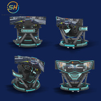 Simulateur de conduite à trois écrans, machine de jeu de course six axes sans lunettes, disponible en différentes spécifications