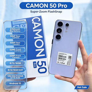 ใหม่เอี่ยมสำหรับ Camon 50 Pro รุ่นดั้งเดิมปี 2026 ขายส่งจำนวนมาก โทรศัพท์มือถือ Android 15 แบตเตอรี่ใช้งานได้นาน พร้อมจัดส่งฟรี - Product Image 1