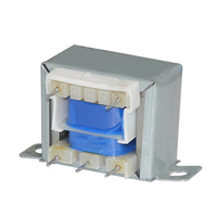 Transformador de baja frecuencia de alto rendimiento 3W 4W 6W núcleo de ferrita toroidal EI41 230V 10V 12V CA