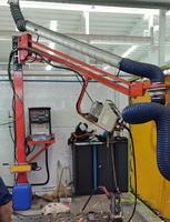 Bras robotisé de soudage SPE-705 avec extraction de poussière : Purifie l'air et assure un soutien efficace au soudage pour la fabrication automobile