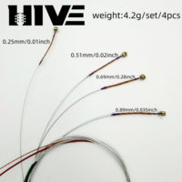 HIVE Use High-quality Aluminum-magnesium Alloy 4/4 Violin String Golden Bead Tip 4 String Violin String