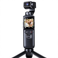Kamera Vlogging Saku M105 4K 20MP CMOS Zoom Optik 5x Perekam Video Portabel Deteksi Wajah Nirkabel