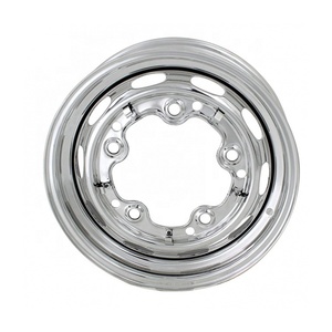Jantes en acier pour voiture classique Beetle 5/205 PCD, 5,5 x 15 pouces, ET15 Offset, jante chromée 135601025e / 10-1053, jantes en acier pour voiture - Product Image 1