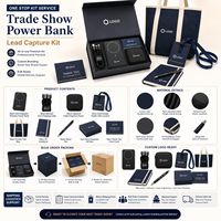 Kit de Regalo Personalizado con Logotipo para Ferias Comerciales: Batería Externa, Obsequio para Eventos Corporativos, Bolso de Recaudación de Clientes, Cordón para Credencial, Cuaderno - Proveedor