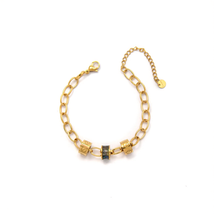 RE350-B220-0435G สร้อยข้อมือแบบโซ่เส้นเล็ก - Product Image 2