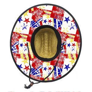 Mũ Câu Cá Sombreros Lướt Sóng Bãi Biển Tự Nhiên Cờ Mỹ Mũ Rơm Cứu Hộ - Product Image 4