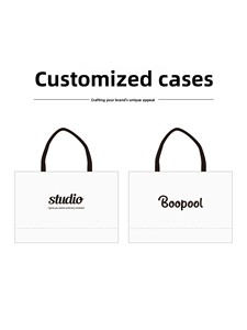 Sacs de courses personnalisés, impression de logo, <span class=keywords><strong>emballage</strong></span> cadeau, papier carton blanc 230g pour vêtements, carton rigide blanc haut de gamme - Product Image 6