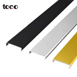 Toco kim loại hồ sơ <span class=keywords><strong>TRIM</strong></span> viền cho bảng Bìa U-Hình dạng tủ đúc U hình dạng cạnh dải - Product Image 2