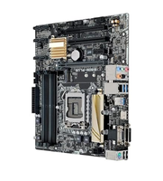 Carte mère de bureau ASUS B150M-PLUS ATX B150 Intel avec 4 emplacements DDR4 pour RAM, prise en charge des processeurs de 6e/7e génération I3/I5/I7, SATA 64 Go, ports VGA DVI HDMI