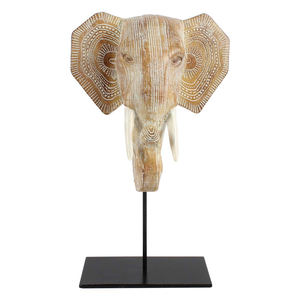 Luz nórdica lujo oro resina elefante <span class=keywords><strong>restaurante</strong></span> decoración pieza probóscide cabeza de elefante decoración del hogar - Product Image 2