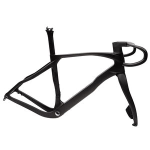 Precio al por mayor <span class=keywords><strong>Airwolf</strong></span> 700C T1100 Full Carbon BSA Dsic Brake Cable interno Cuadro de bicicleta Gravel Carbon Bicycle - Product Image 2