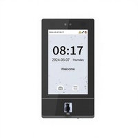 Lector de Control de Acceso y Asistencia con Reconocimiento Facial TCP/IP, Visión Nocturna, Resistente al Agua IP65, de 7 Pulgadas, con Wi-Fi