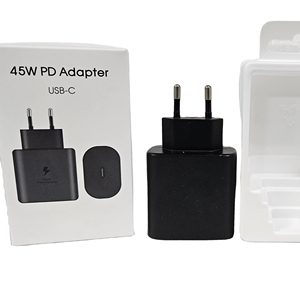 <span class=keywords><strong>Cargador</strong></span> de pared de <span class=keywords><strong>45W</strong></span> tipo C PD 3.0 con carga súper rápida para <span class=keywords><strong>Samsung</strong></span> Galaxy <span class=keywords><strong>S21</strong></span>, S22, S23, S24 <span class=keywords><strong>Ultra</strong></span> - Product Image 2