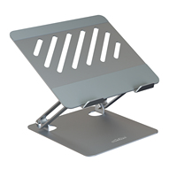 Support de bureau en métal Charmount pour ordinateur portable, réglable, portable, avec refroidissement, idéal pour DJ - Vente en gros