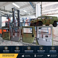 Assemblages de portes quatre battantes sans serrures, adaptés aux Hummer