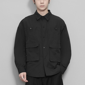 Chaqueta Bomber de Manga Larga para Hombre, Estilo Japonés <span class=keywords><strong>Diablo</strong></span>, Color Sólido, Delgada, para Otoño, Marca de Moda Transfronteriza - Product Image 3