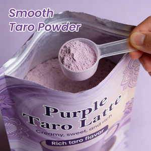 Polvere di Patata Dolce Viola (Ube) per <span class=keywords><strong>Latte</strong></span>, <span class=keywords><strong>Senza</strong></span> <span class=keywords><strong>Glutine</strong></span>, Vegana, Non-OGM, Mix di Polvere di Taro <span class=keywords><strong>e</strong></span> Yam per Tè al <span class=keywords><strong>Latte</strong></span>, Ottimo Sapore per Frullati - Product Image 2