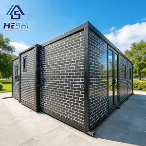 Casa Contenedor Prefabricada Expandible de 40/20 Pies, Independiente de la Red, con 1, 2, 3, 4 o 5 Dormitorios, para Jardín, Vivienda Modular, Cabaña - Product Image 1