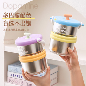 2026 Luxury Stainless Steel <b>Lunch</b> Box <b>Set</b> Wholesale Custom Logo Multi Layer Stackable Bento Box Portable Food Storage Container - Product Image 6