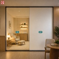 Film intelligent auto-adhésif PDLC commutable pour vitres, protection de la vie privée, isolation thermique, télécommande, taille personnalisée pour fenêtres