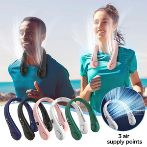 Wholesale 1pc Rechargeable Portable <b>Neck</b> <b>Fan</b> - <b>Bladeless</b> Personal for Outdoor Sports Hands-Free Cooling Solution - Product Image 5